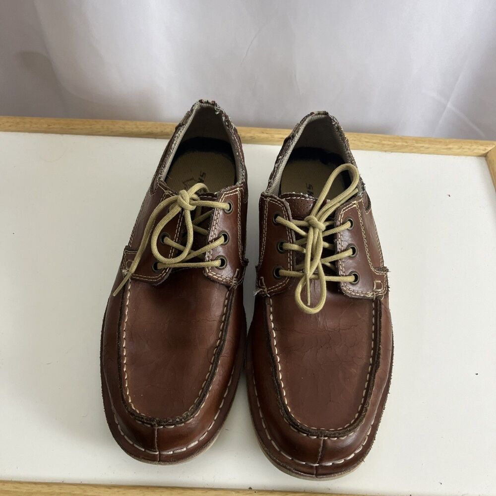 Sketchers Boat Men’s Shoes Size 7.5 Brown Y2K Grandpa Casual Slip On